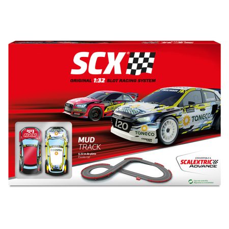 Circuito Scalextric Original Mud Track 1:32