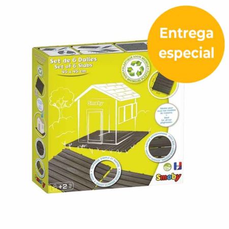 Set 6 losetas de suelo 45x45 cm