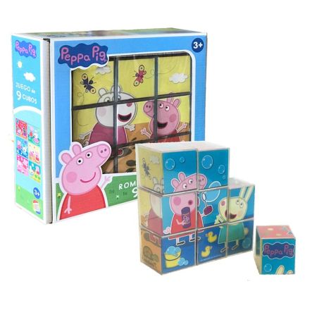 Rompecabezas Peppa Pig 9 cubos