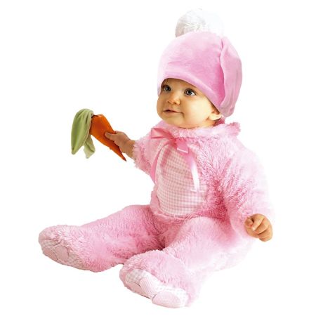 Disfraz conejito bebé rosa