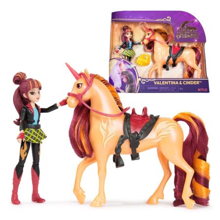 Academia unicornio muñeca Valentina y Cinder