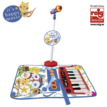 Alfombra Fisher Price bater&iacute;a piano y micro