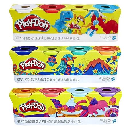 Play-Doh Pack de 4 botes