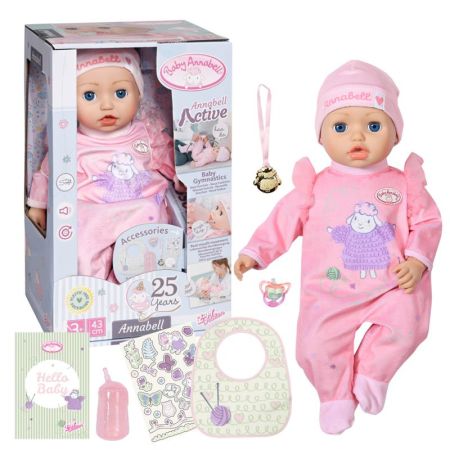 Baby Annabell Muñeca Bebé Interactiva 43cm