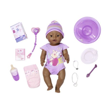 Baby born Muñeca bebe vestido Morado 43cm