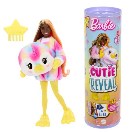 Barbie muñeca Cutie Reveal Sueños color pingüino