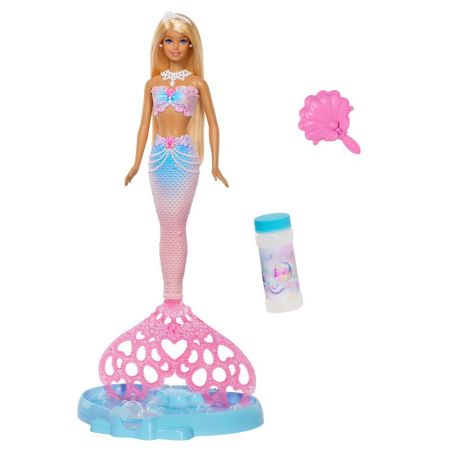 Barbie muñeca sirena pompas de jabón