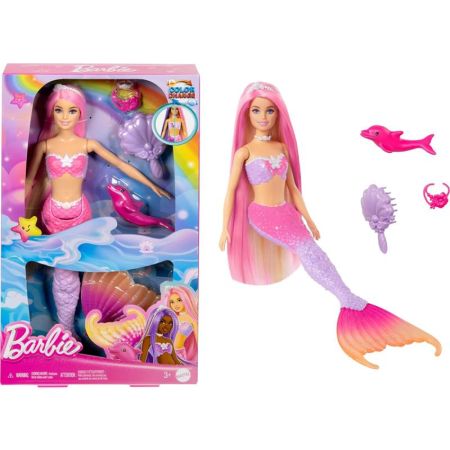 Barbie muñeca sirena toque de magia Malibú