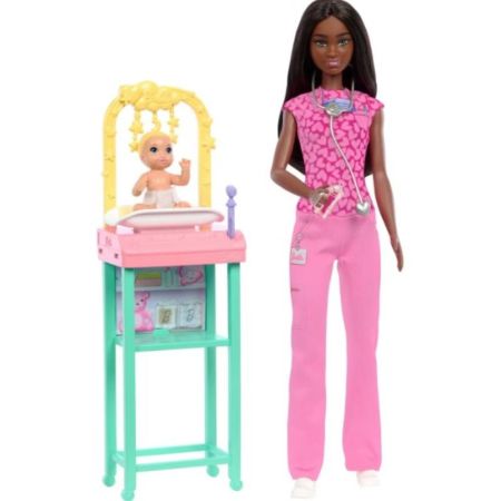 Barbie Tú puedes ser Pediatra morena