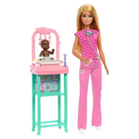 Barbie Tú puedes ser Pediatra Rubia