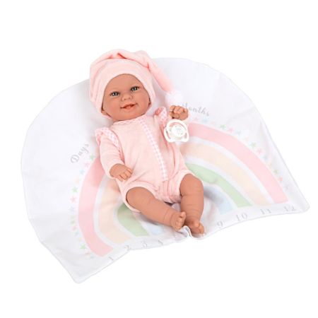 Muñeca bebé Elegance 33 cm Babyto rosa con manta