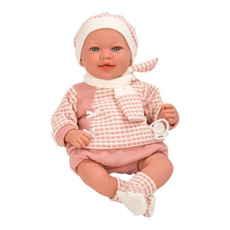 Bebé Elegance 45 cm Adi rosa mecanismo de risa