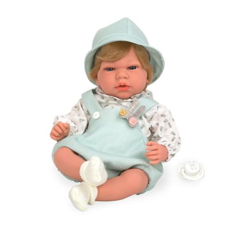 Muñeca bebé Elegance 40 cm con mecanismo risa