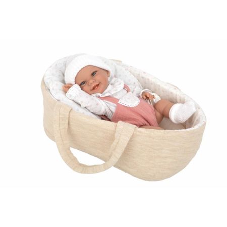 Muñeca Elegance Babyto rosa 33 cm con capazo