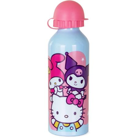 Botella aluminio 500ml Hello Kitty azul