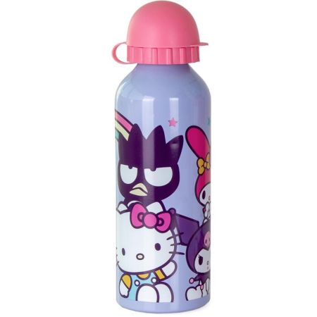 Botella aluminio 500ml Hello Kitty lila