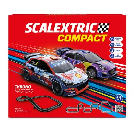 SCX Circuito coches Chrono Masters Compact