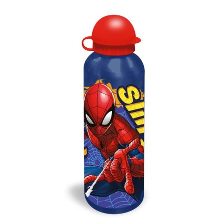 Cantimplora Aluminio Spiderman 500Ml rojo