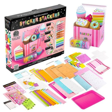 Crear pegatinas 3D set de pastelería