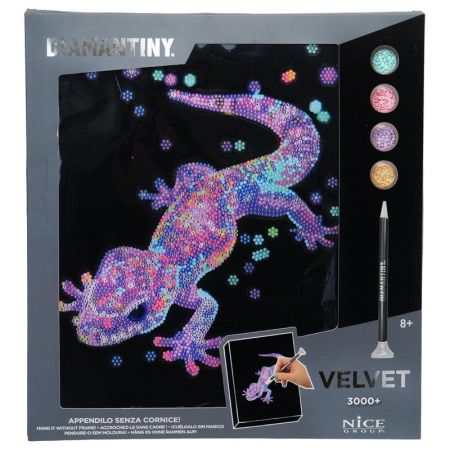 Diamantiny lienzo pintar con diamantes gecko