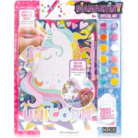 Diamantiny pintar con diamantes unicornio