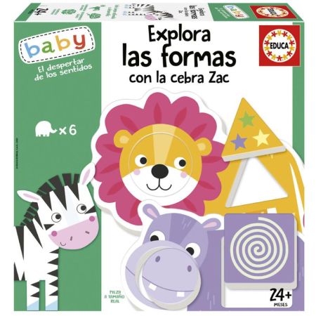 Educa explora las formas con la cebra Zac