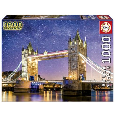 Educa puzzl 1000 Tower bridge Londres neón