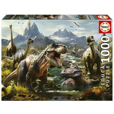Educa puzzle 1000  dinosaurios feroces