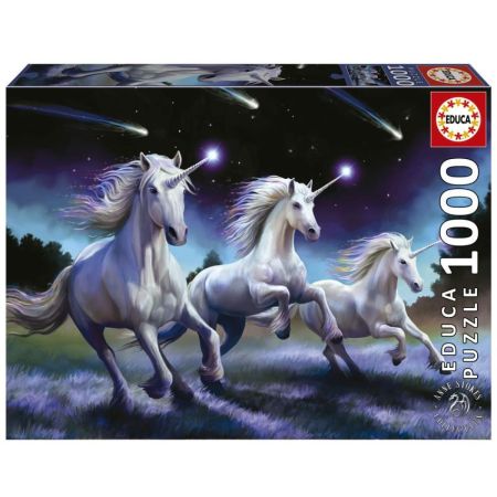 Educa puzzle 1000  unicornios Anne Stokes