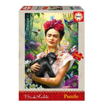 Educa puzzle 1000 Frida Khalo jardín de la vida