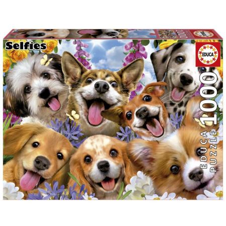 Educa puzzle 1000 selfie de perritos