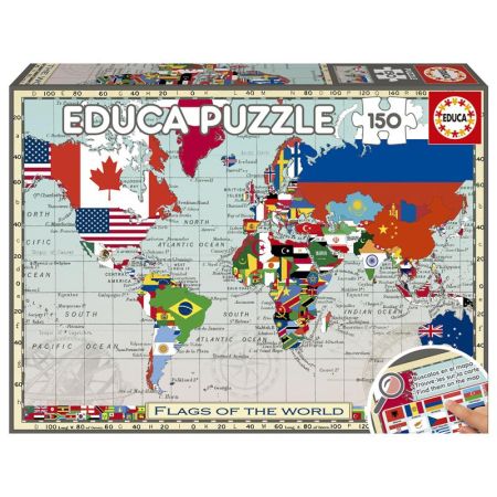 Educa puzzle 150 Banderas del mundo