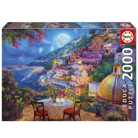 Educa puzzle 2000 cita nocturna en Positano