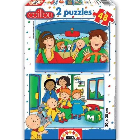 Educa puzzle 2x48 Caillou