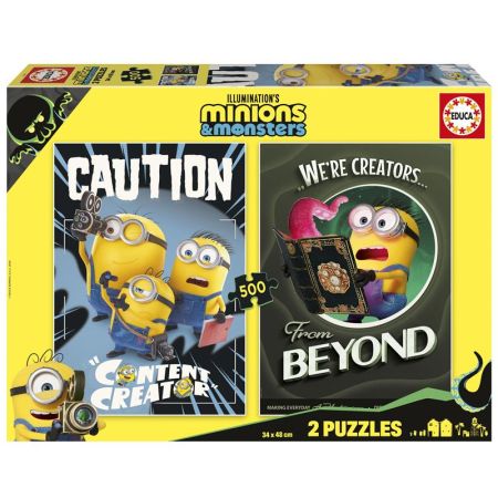 Educa puzzle 2x500 Minions & Monsters