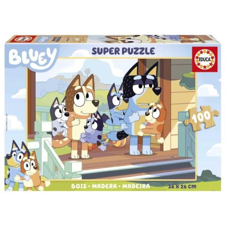 Educa puzzle madera 100 Bluey