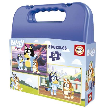 Educa puzzle maleta 2x20 Bluey