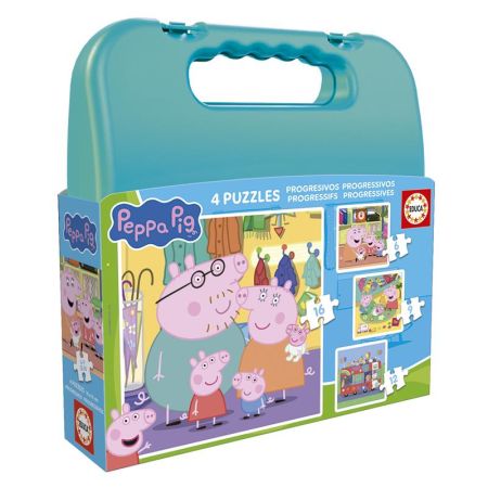 Educa puzzle maleta progresivo Peppa Pig