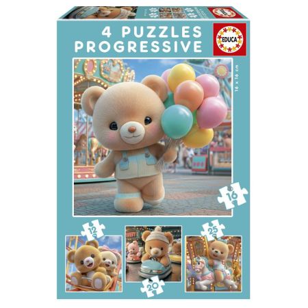 Educa puzzles progresivos ositos en el bosque