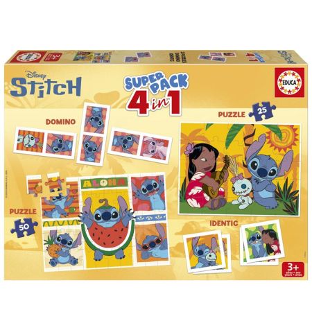 Educa superpack 4 in 1 juegos Stitch