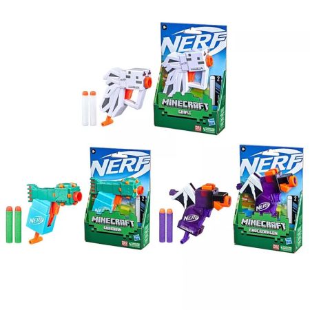 Lanzador Nerf Microshots Minecraft