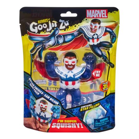 Figura Goo Jit Zu Marvel Capitan america