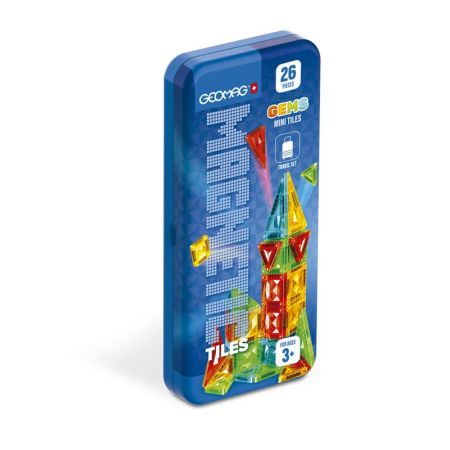 Geomag magnetics mini tiles travel 26 piezas