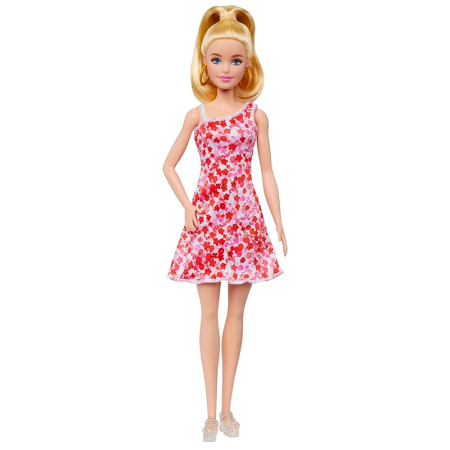 Barbie Fashionista vestido rosa flores