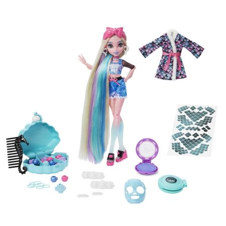 Monster High Muñeca Lagoona Spa y accesorios