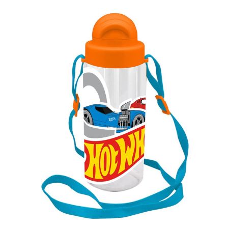 Hot Wheels Cantimplora tritán con asa 500 ml