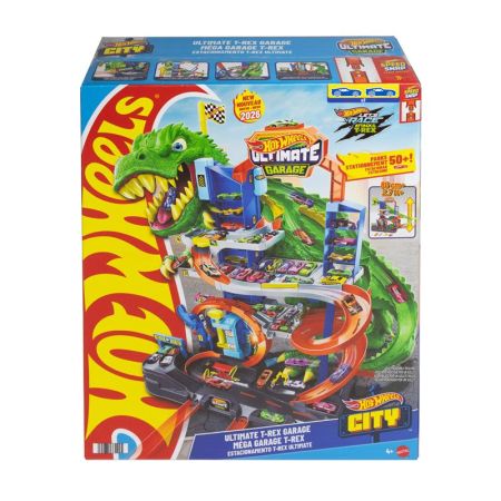 Hot Wheels City Garaje T-Rex definitivo