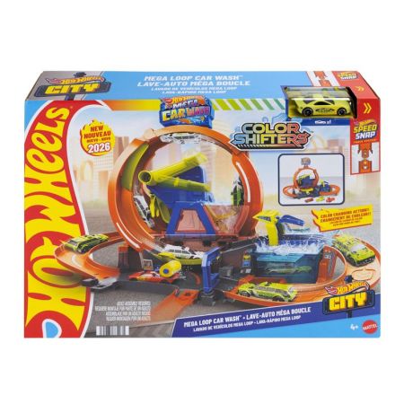 Hot Wheels City Mega pista lavadero de coches