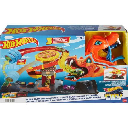 Hot Wheels City pista ataque de la serpiente