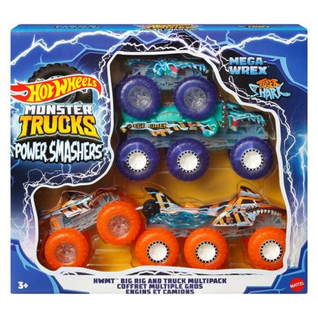 Hot Wheels Monster Trucks Multipack camiones y Big
